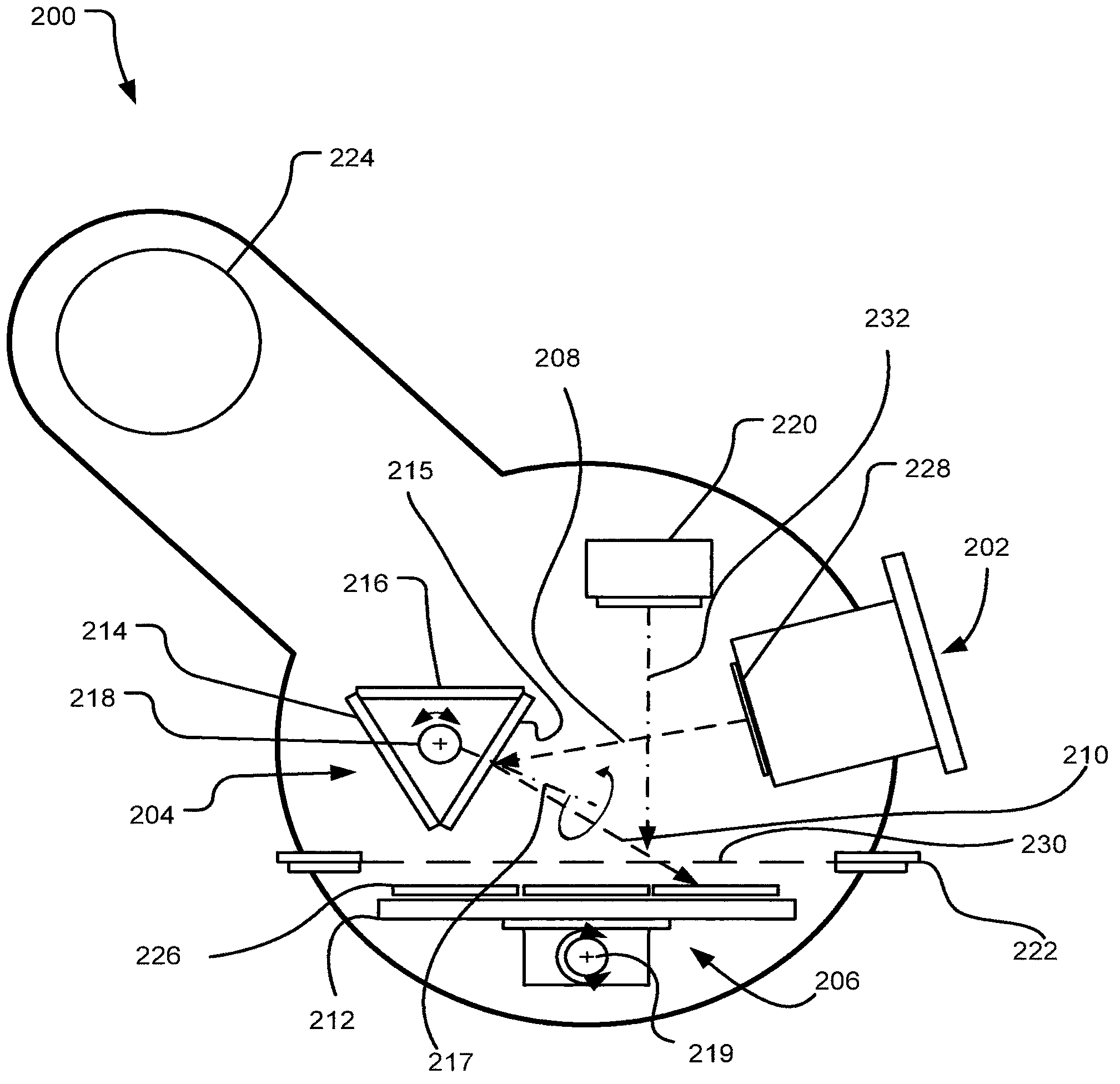 Ion beam distribution