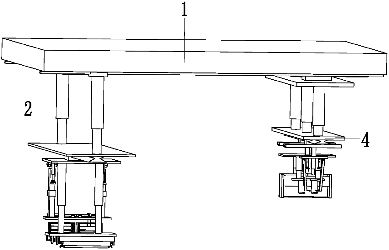 Building decoration waterproof construction machine capable of automatically laying waterproof cloth and filling isolation channel