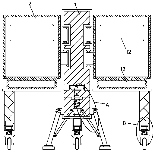 Portable intelligent building control rack based on Internet of Things