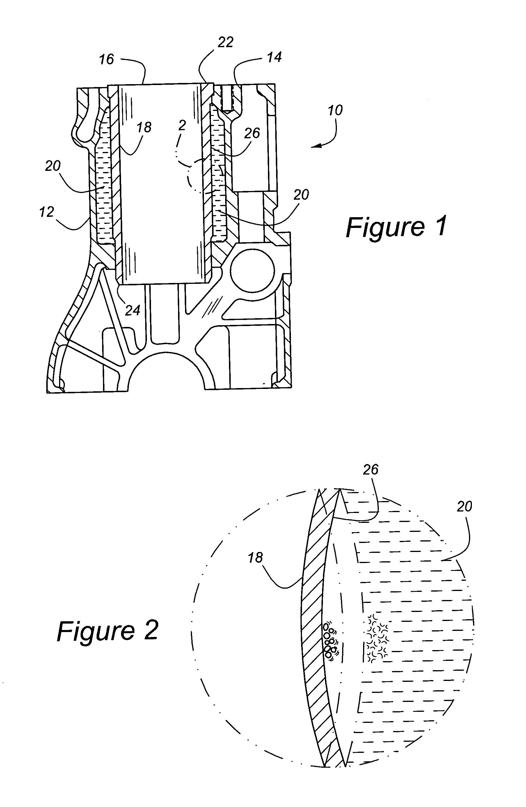 Anti-cavitation diesel cylinder liner