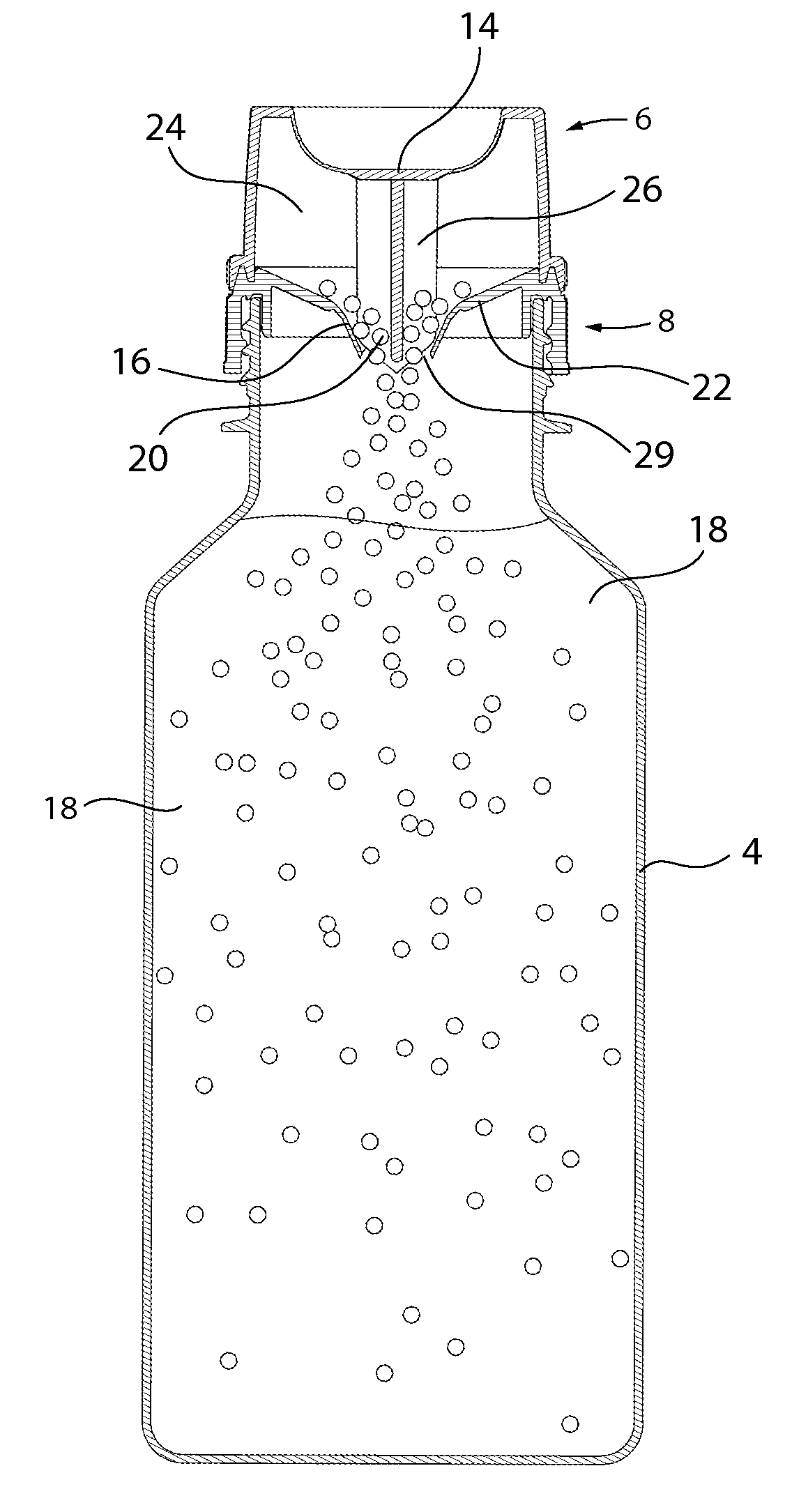 Dispensing capsule