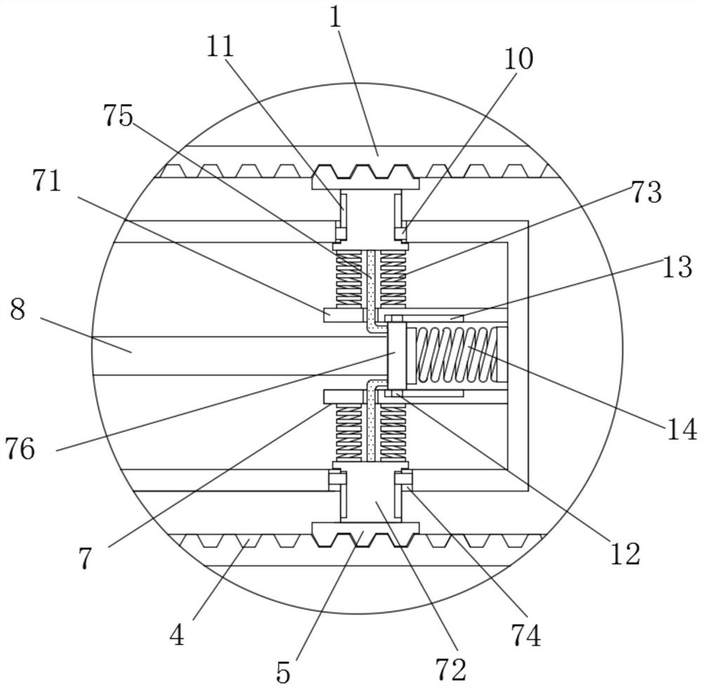 A curtain rod with self-locking function