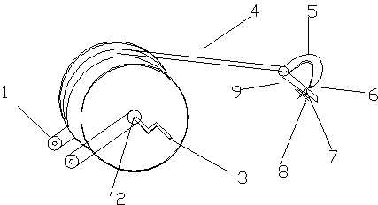 Automatic traction device of small-sized vehicle