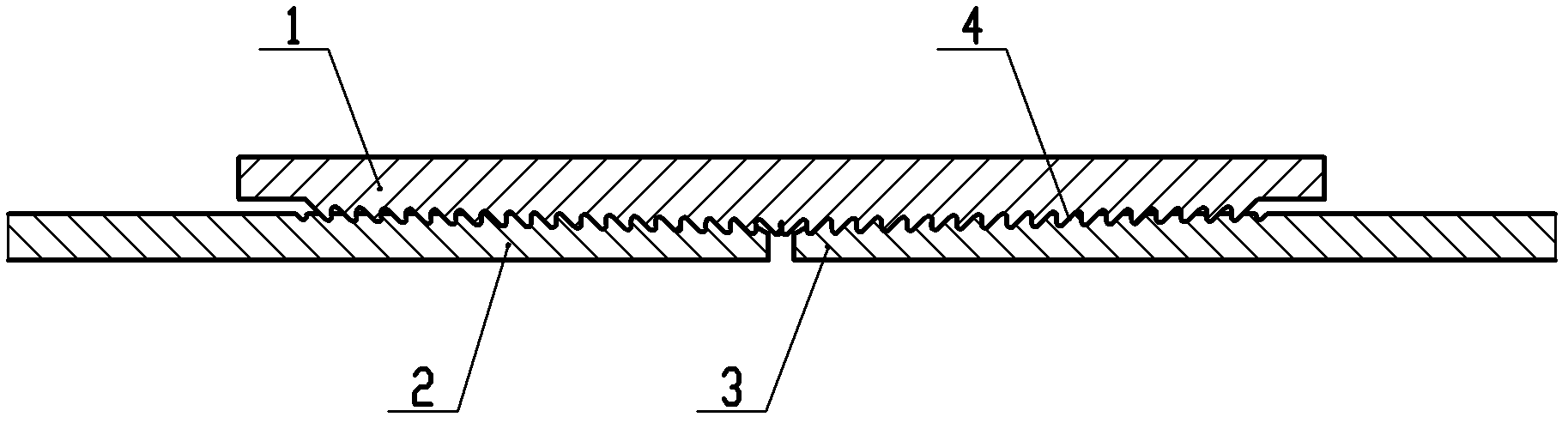 Special round threaded joint of oil casing