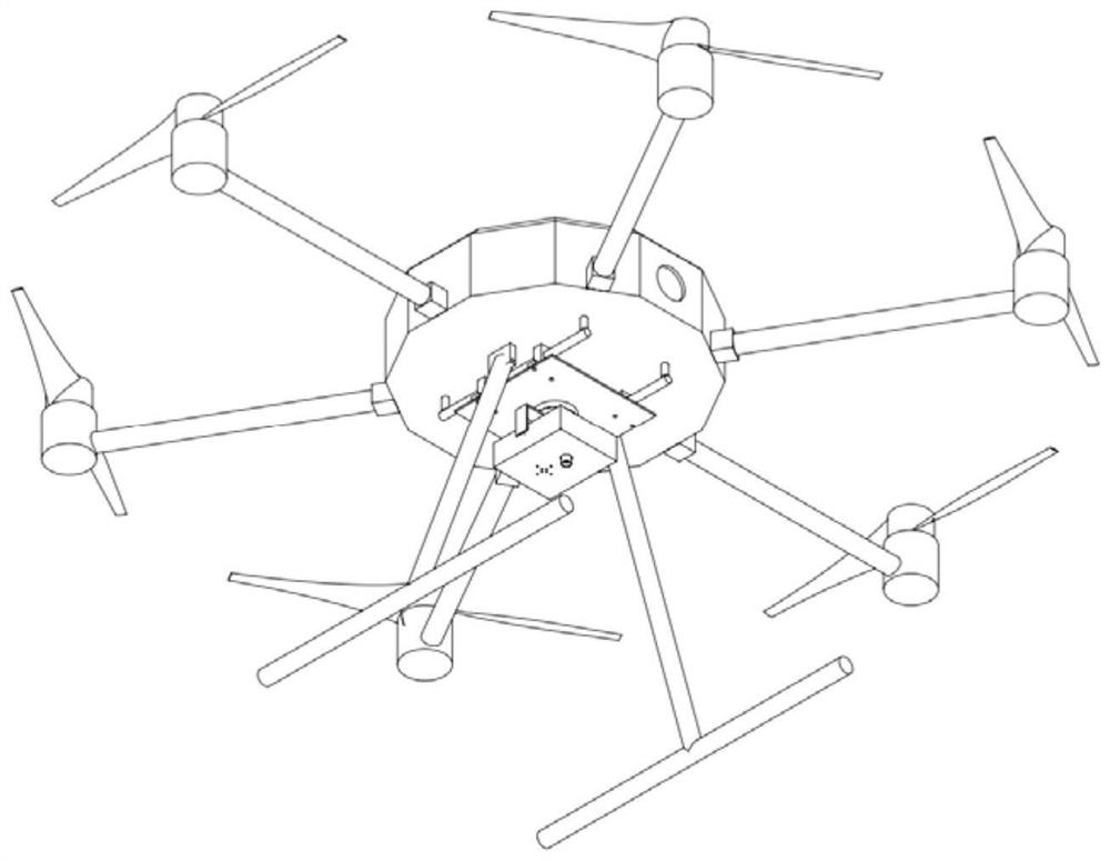 Unmanned aerial vehicle partial discharge monitoring device and method, computer equipment and storage medium