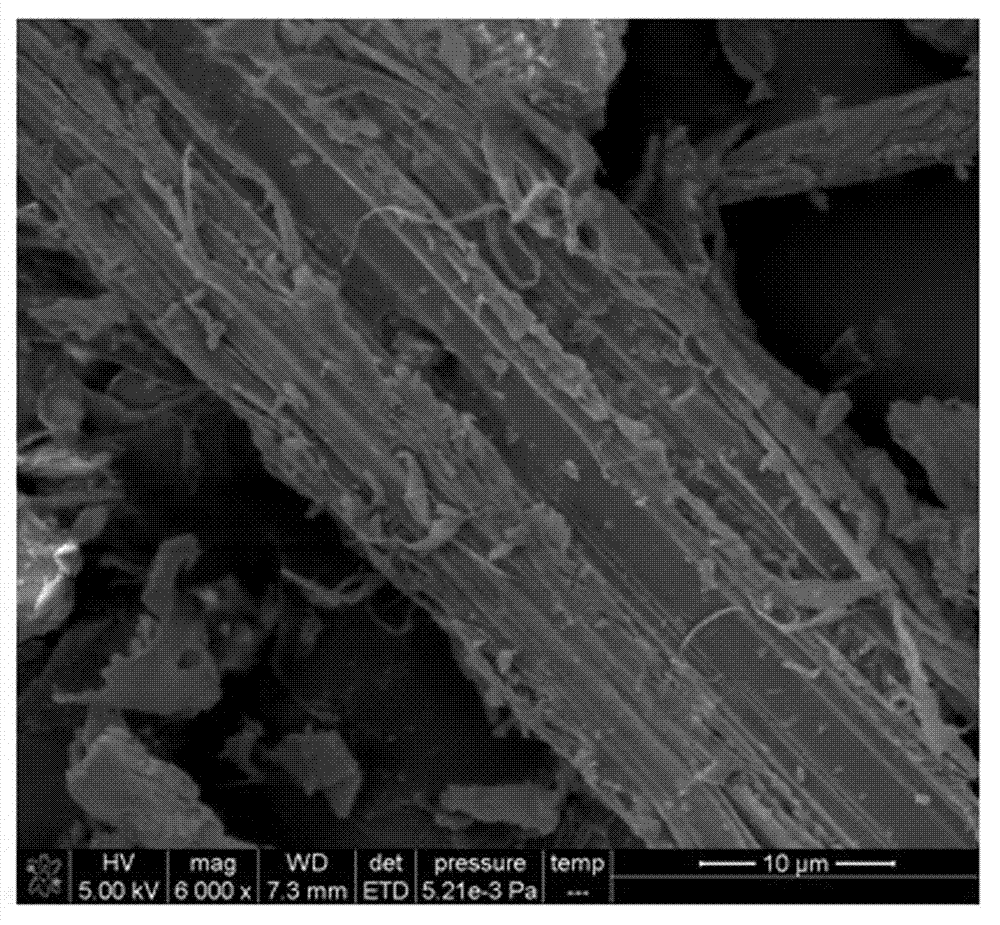 Method for preparing quaternary ammonium salt cationic absorbing agent by using manioc straw/ manioc waste and application