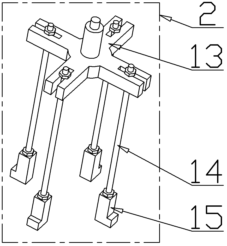 Double drive end effector for plug seedling pot transplanting system