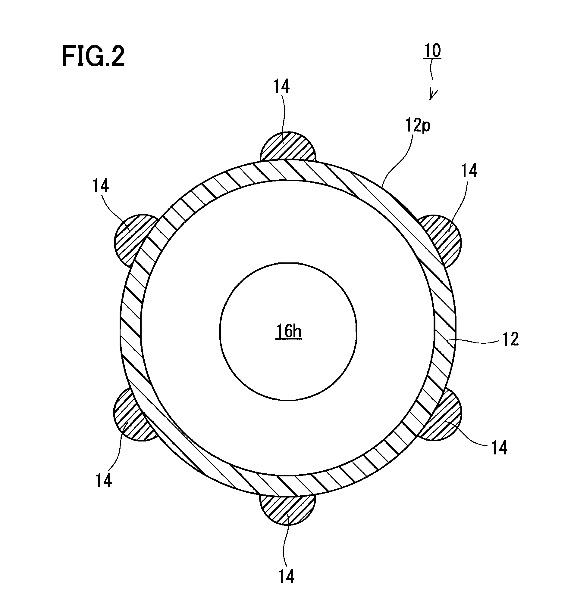 Film winding core, and wound film body using same