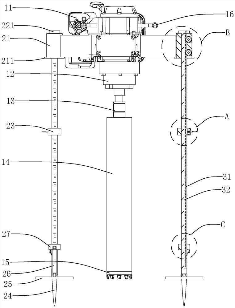 Survey equipment and survey method for geological survey