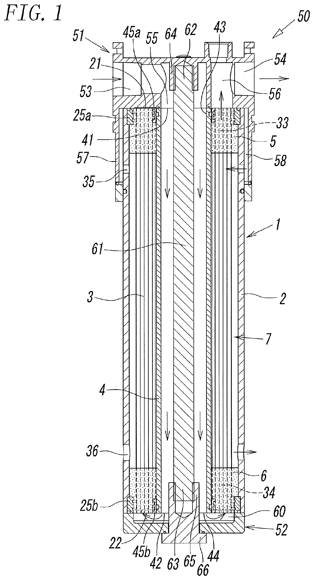 Dehumidifying element and dehumidifying device having same