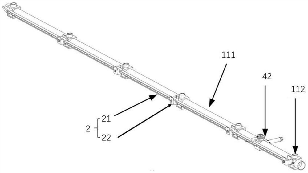 Expandable double-layer hybrid space planar antenna