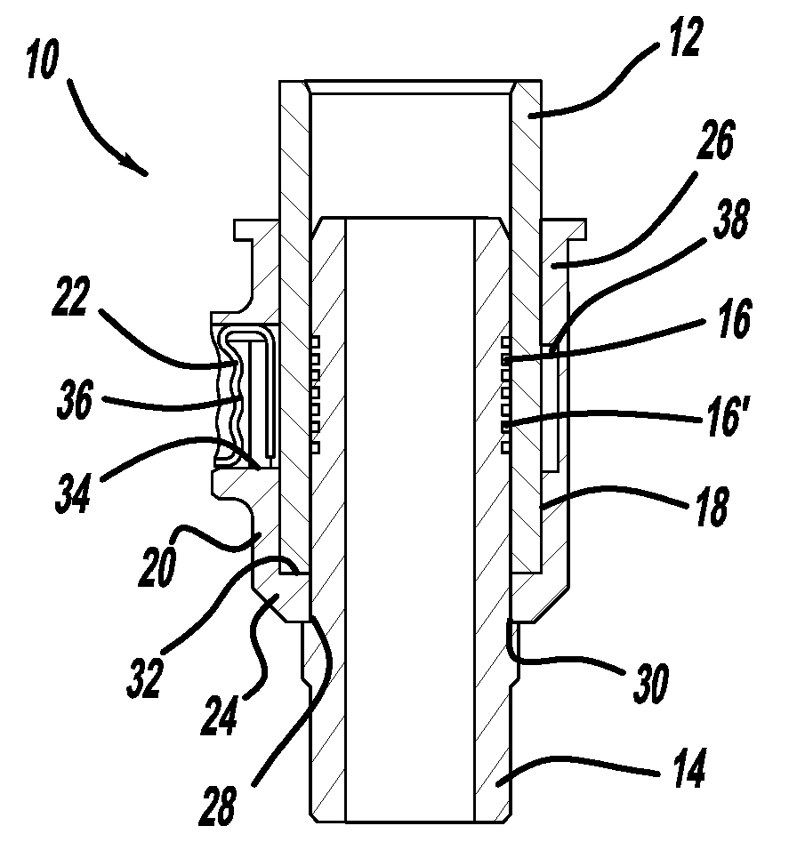 Crimp sleeve connector having crimp indicator