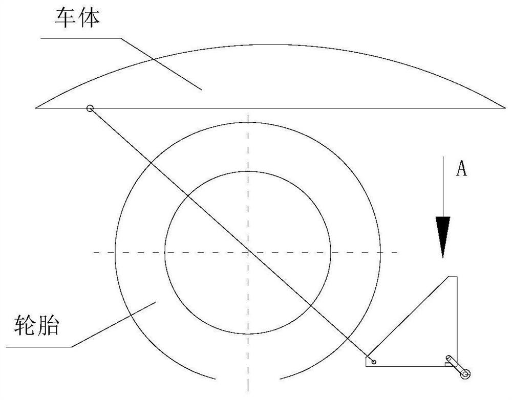 A vehicle accompanying stop wheel chock device