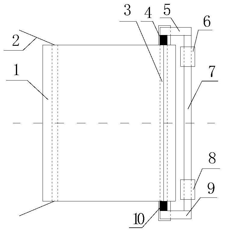 A vehicle accompanying stop wheel chock device