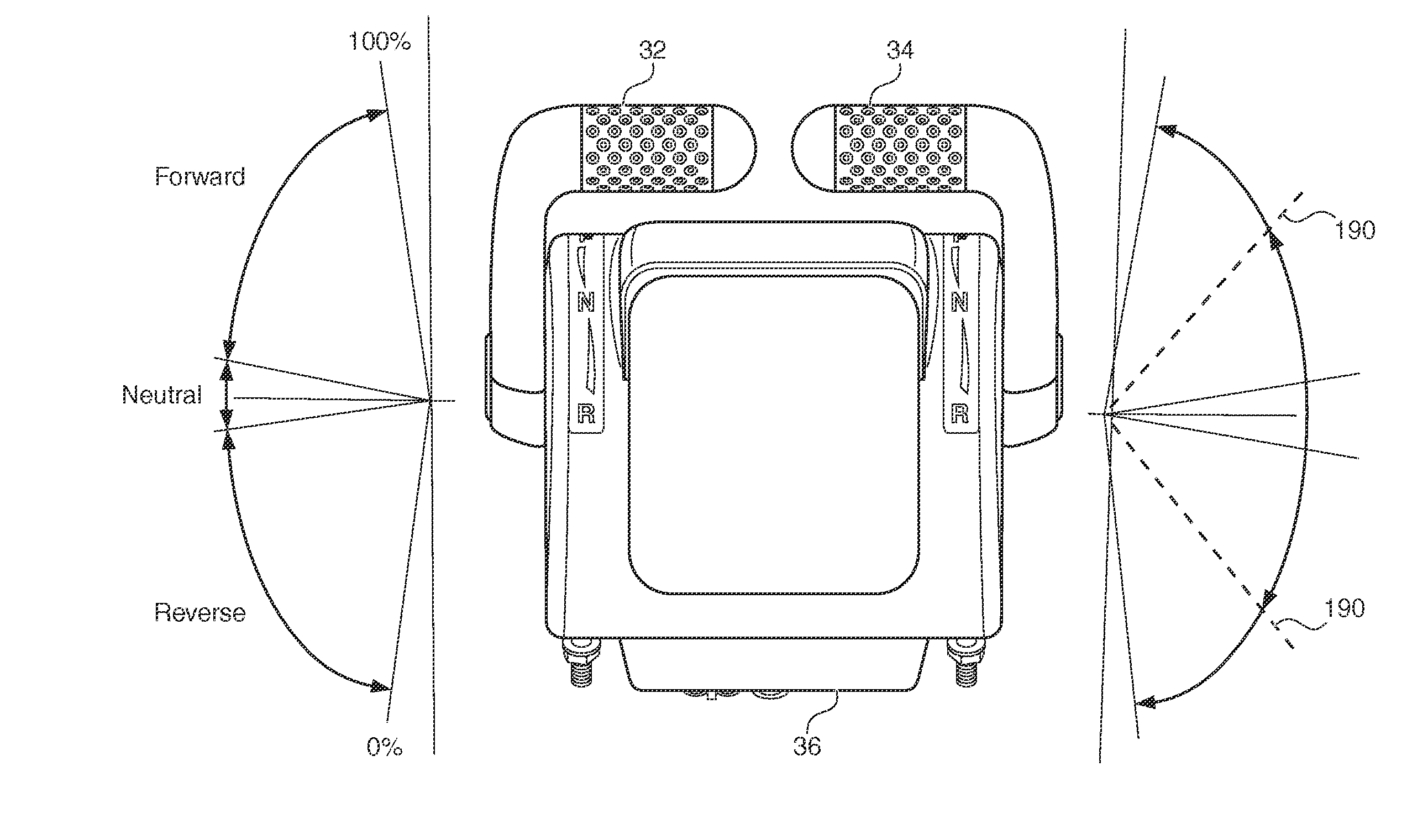 Automatic thruster control of a marine vessel during sport fishing mode