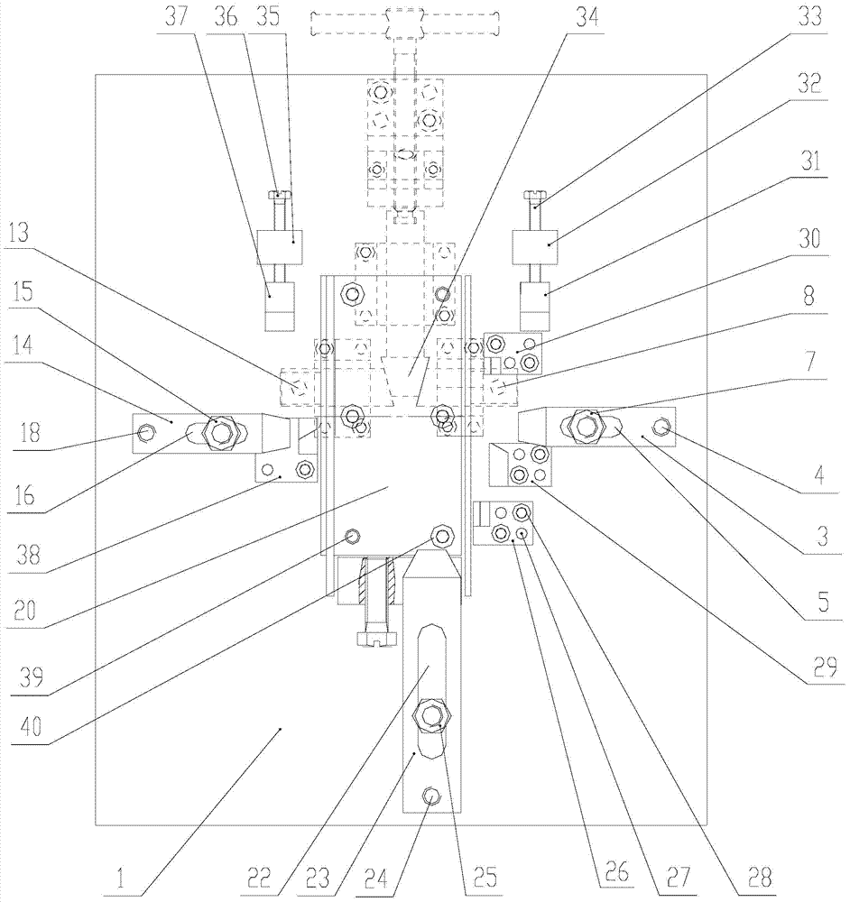 A guide vane reference conversion fixture and reference conversion method