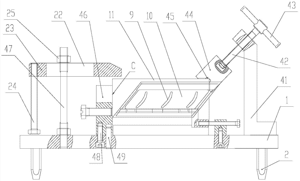 A guide vane reference conversion fixture and reference conversion method