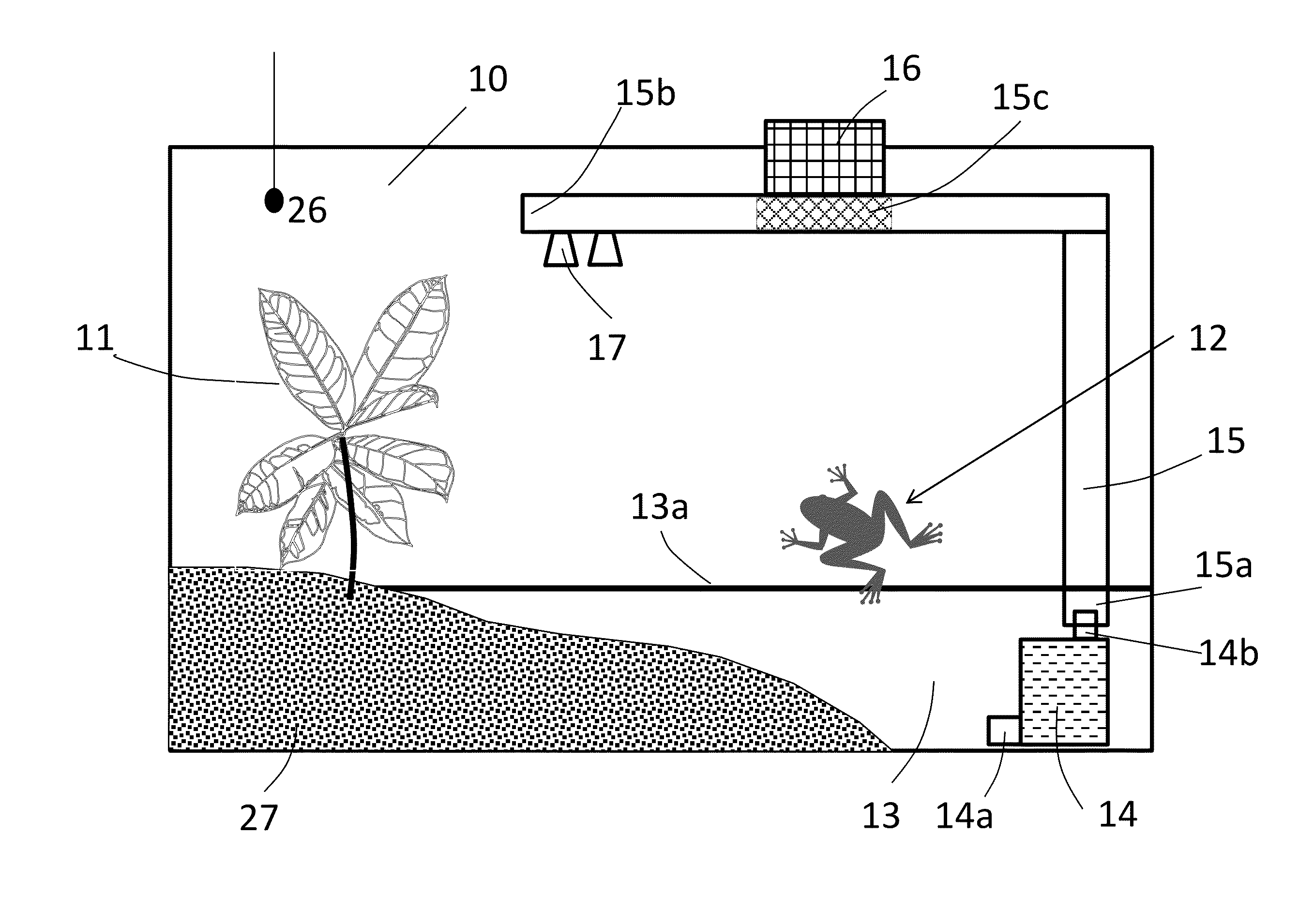 Apparatus for terrarium systems