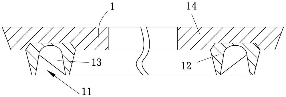 A segmented connected wind turbine impeller