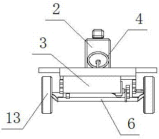 A double-axle double-drive large-scale electric truck chassis