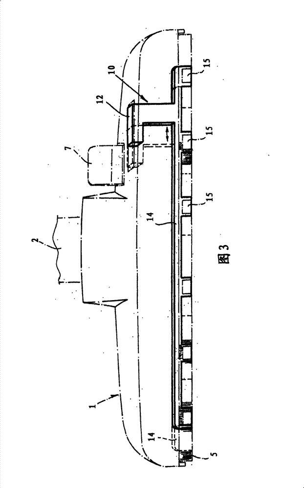 Nozzle for floor vacuum cleaner