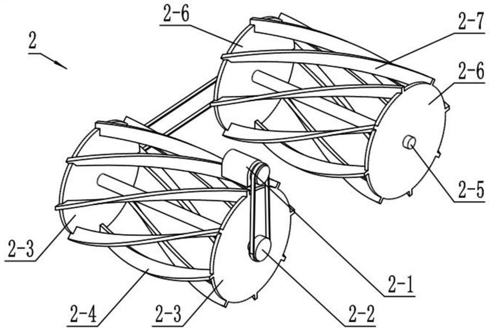 A device for removing snow from the ice surface of a fish pond