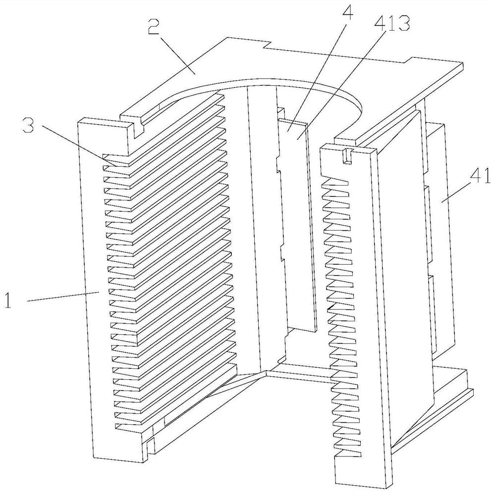 Supporting and baking wafer boat