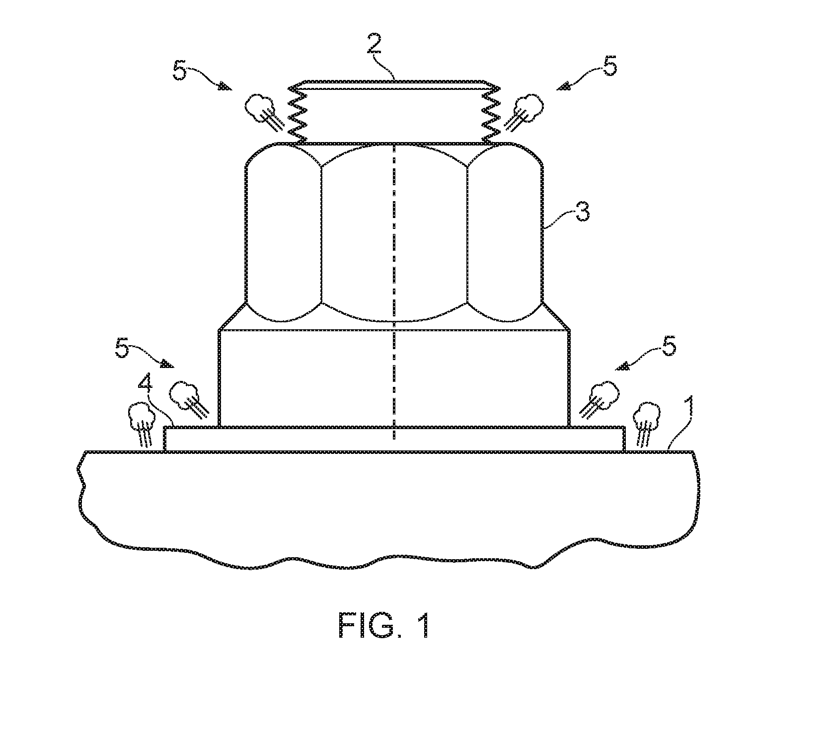 Spark containment cap