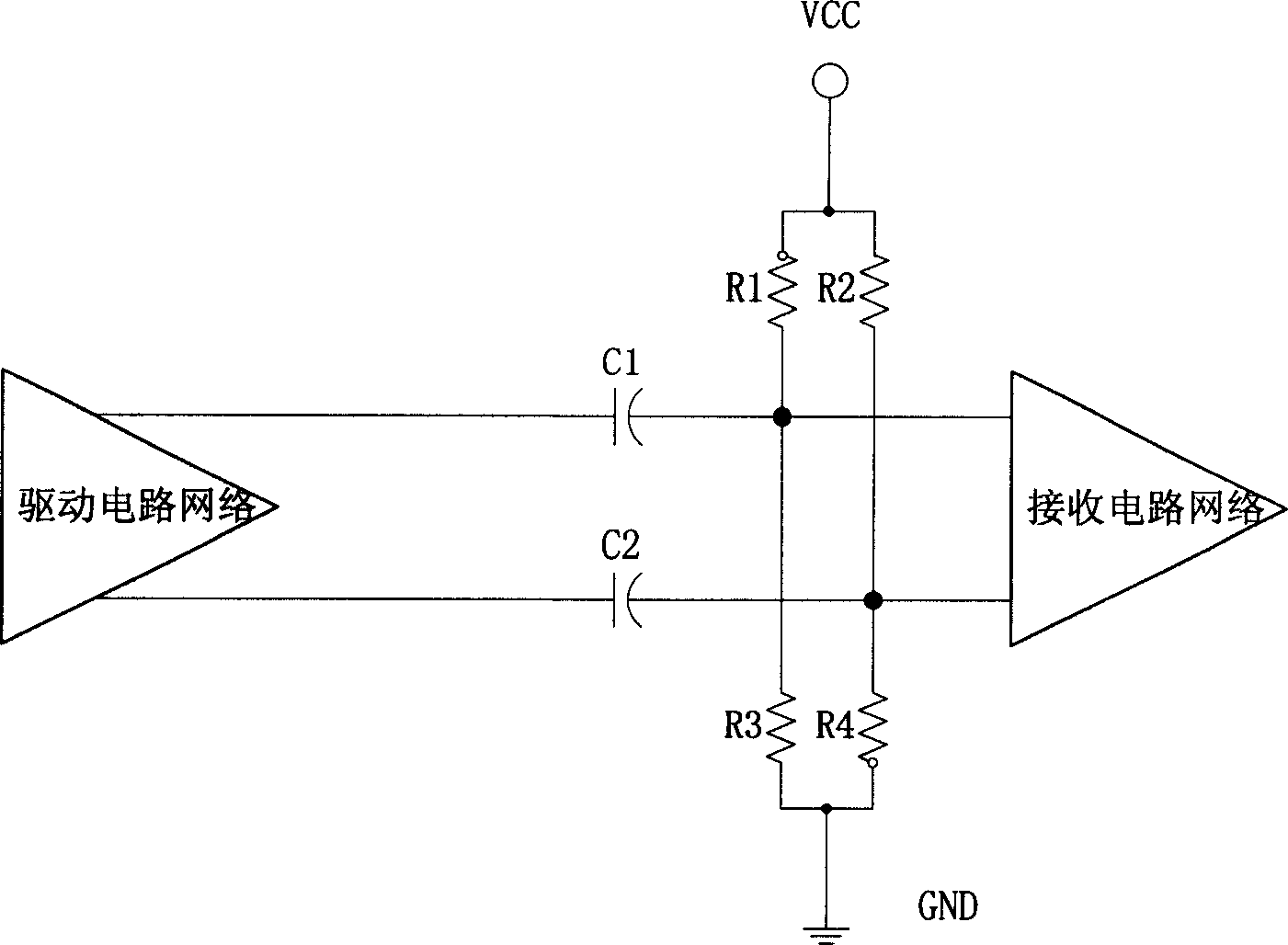 A differential interconnection circuit