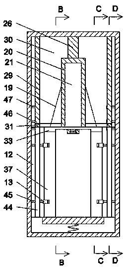 Danger-avoiding escape cabin capable of automatically reinforcing and cooling