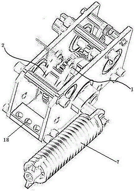 A manual closing mechanism and high-voltage switchgear equipped with the closing mechanism