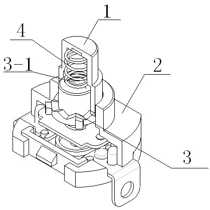 A switch reset button device