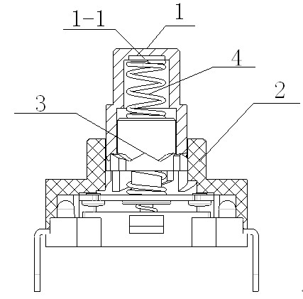 A switch reset button device