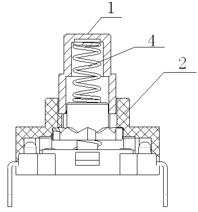 A switch reset button device