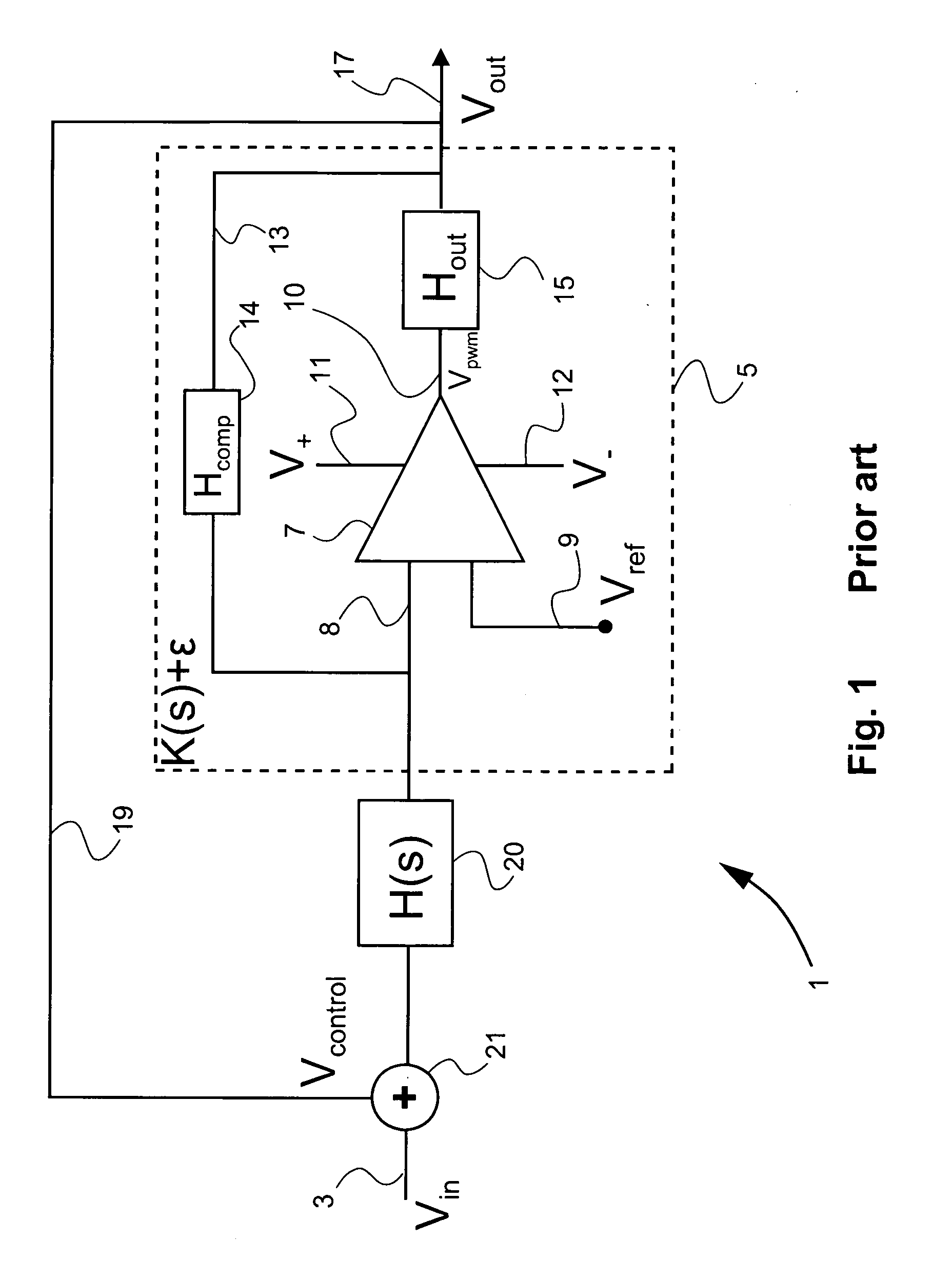 Self oscillating class D amplification device