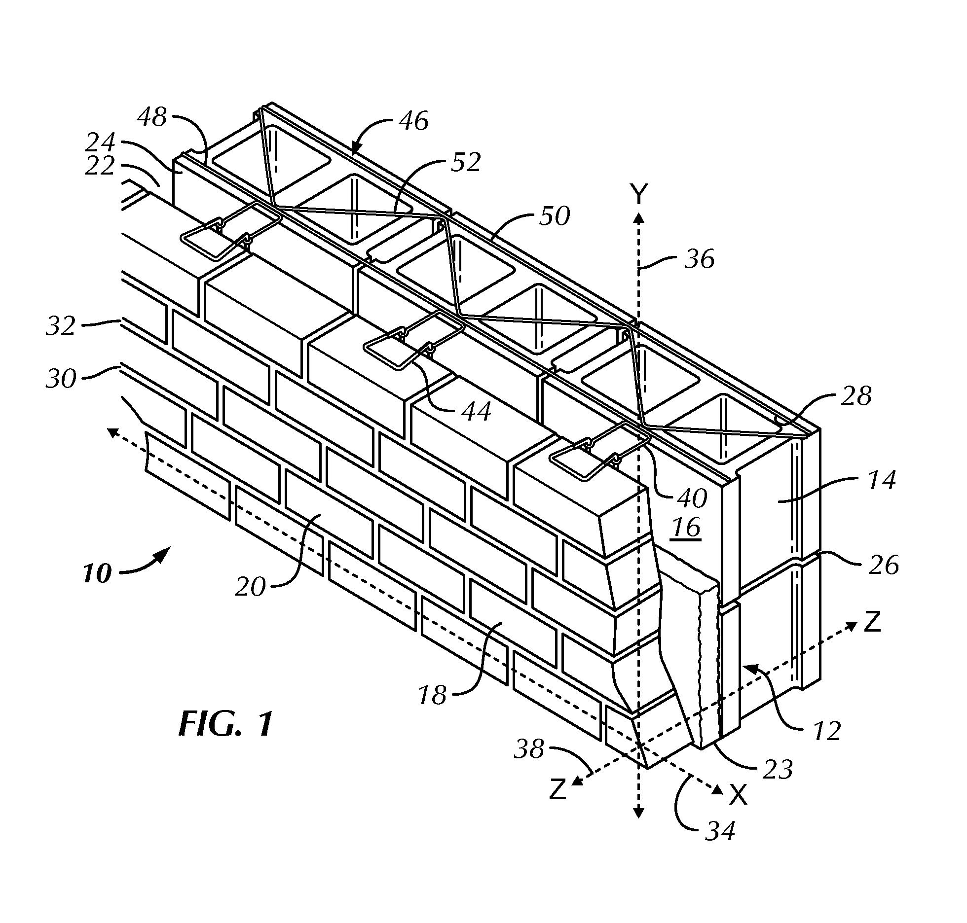 High-strength partially compressed veneer ties and anchoring systems utilizing the same