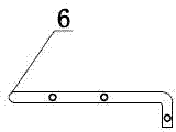 Standard one-sided knife edge structure of belt conveyer