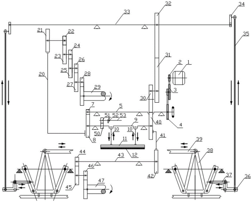 Servo control system for netting machine