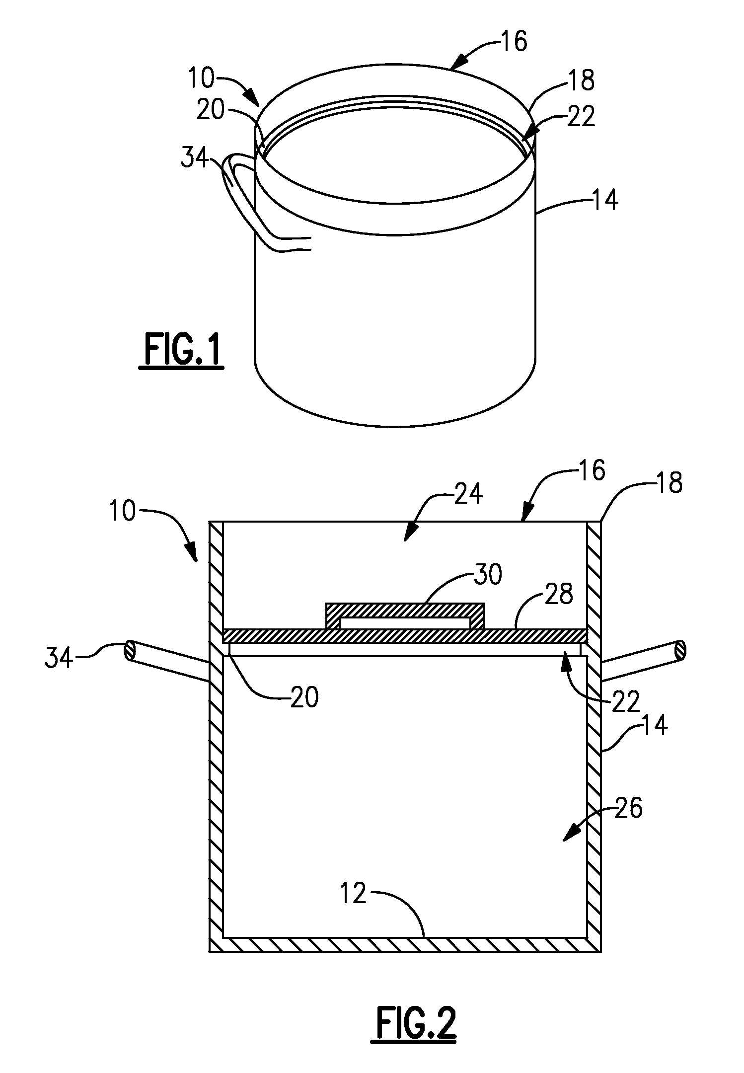 High speed, spill-proof cooking container