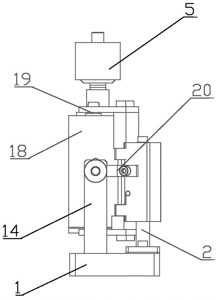 Hydrargyrum vertical type conductive seat