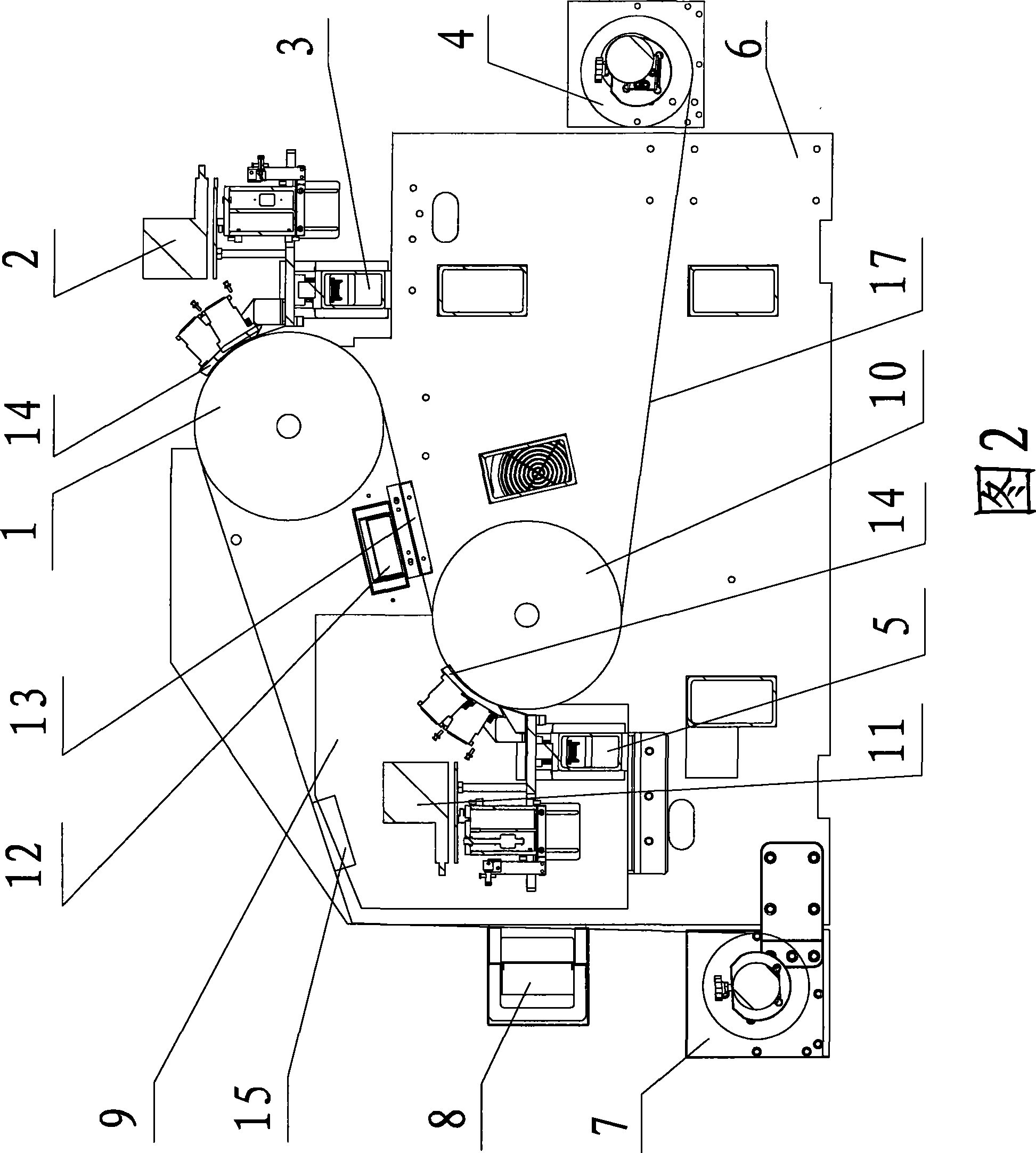 Synchronous two-sided digital ink-jet machine