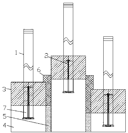 Aluminum electrolysis continuous prebaked anode composite heat preservation method and structure