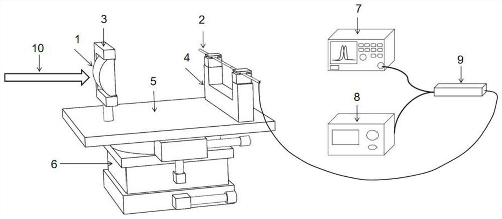 Laser power detection device and measurement method thereof