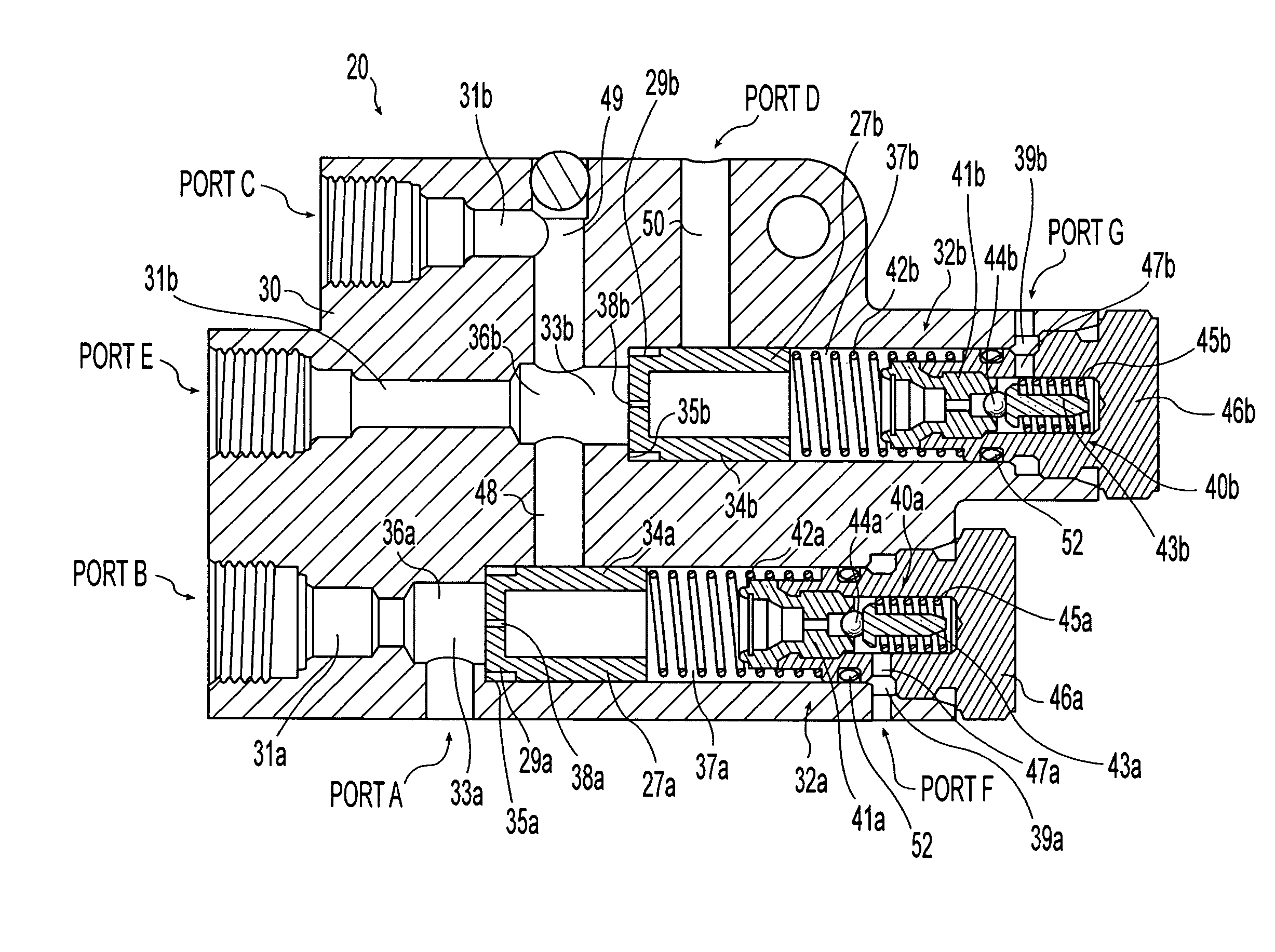 Vehicular hydraulic system with dual relief valve