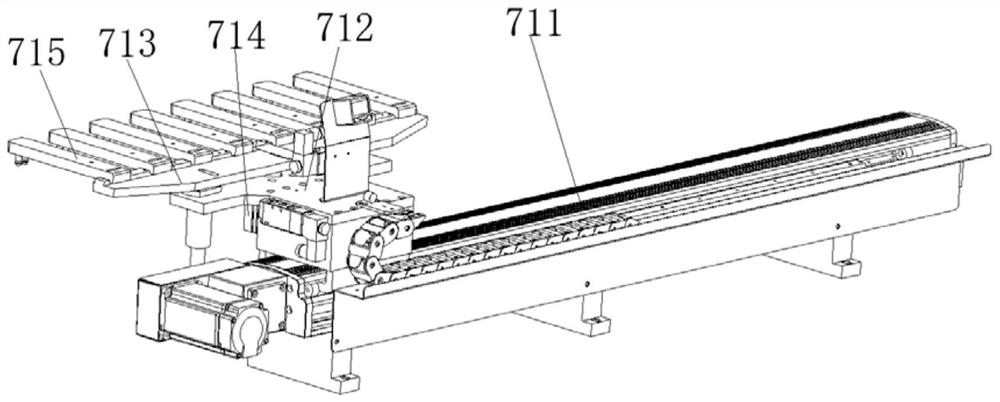 Material conveying method for battery cell production line