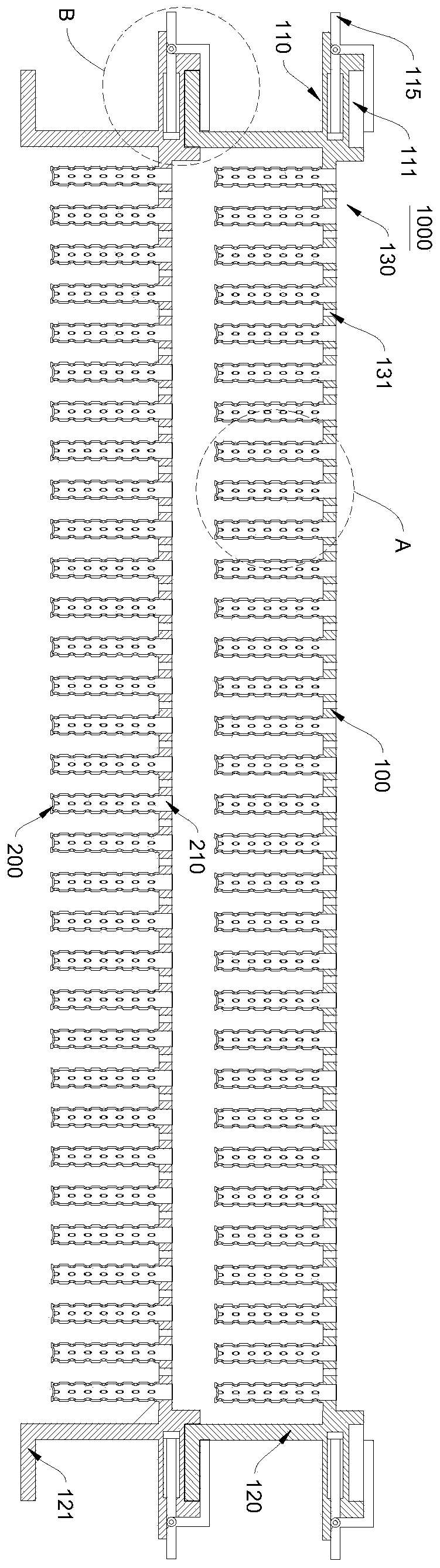 A thermoformed product rack for the production of cemented carbide