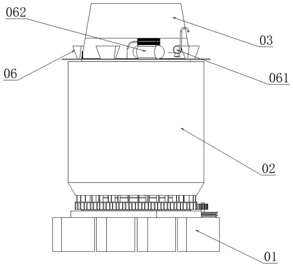 Microorganism-controllable kitchen waste aerobic composting device and aerobic fermentation method