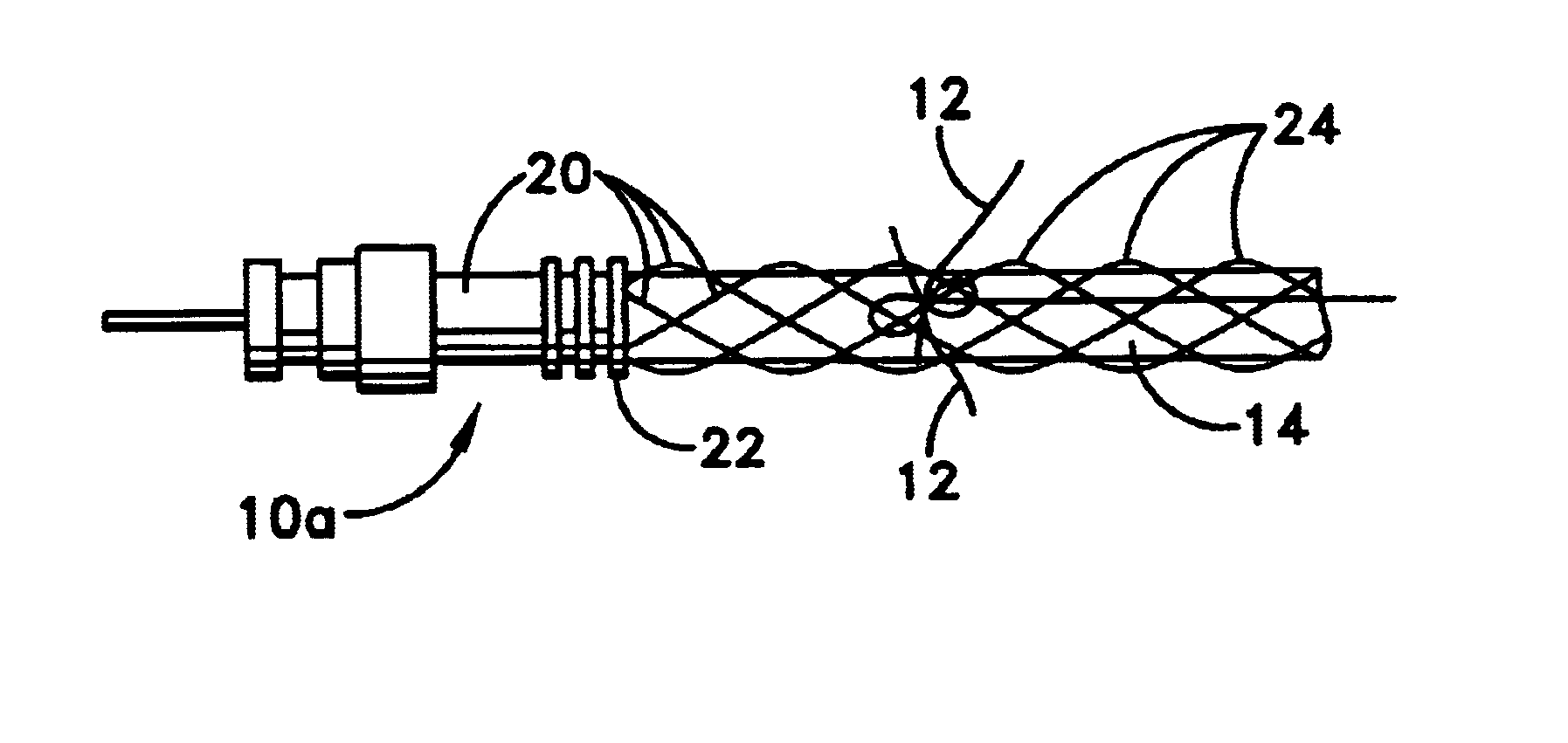 Strength strand construction for a longitudinal section of a cable