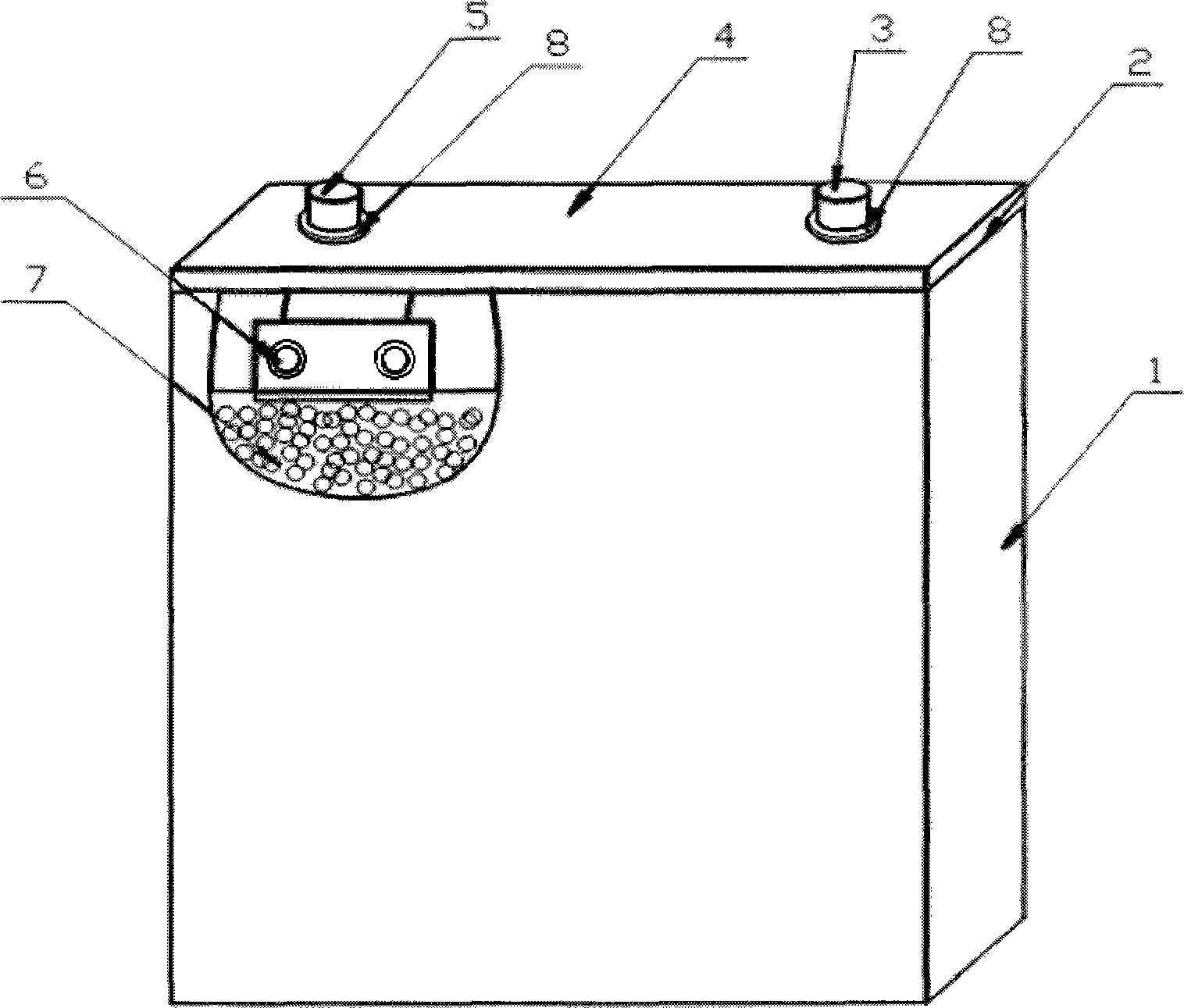 Valve-free fully sealed lithium ionic cell