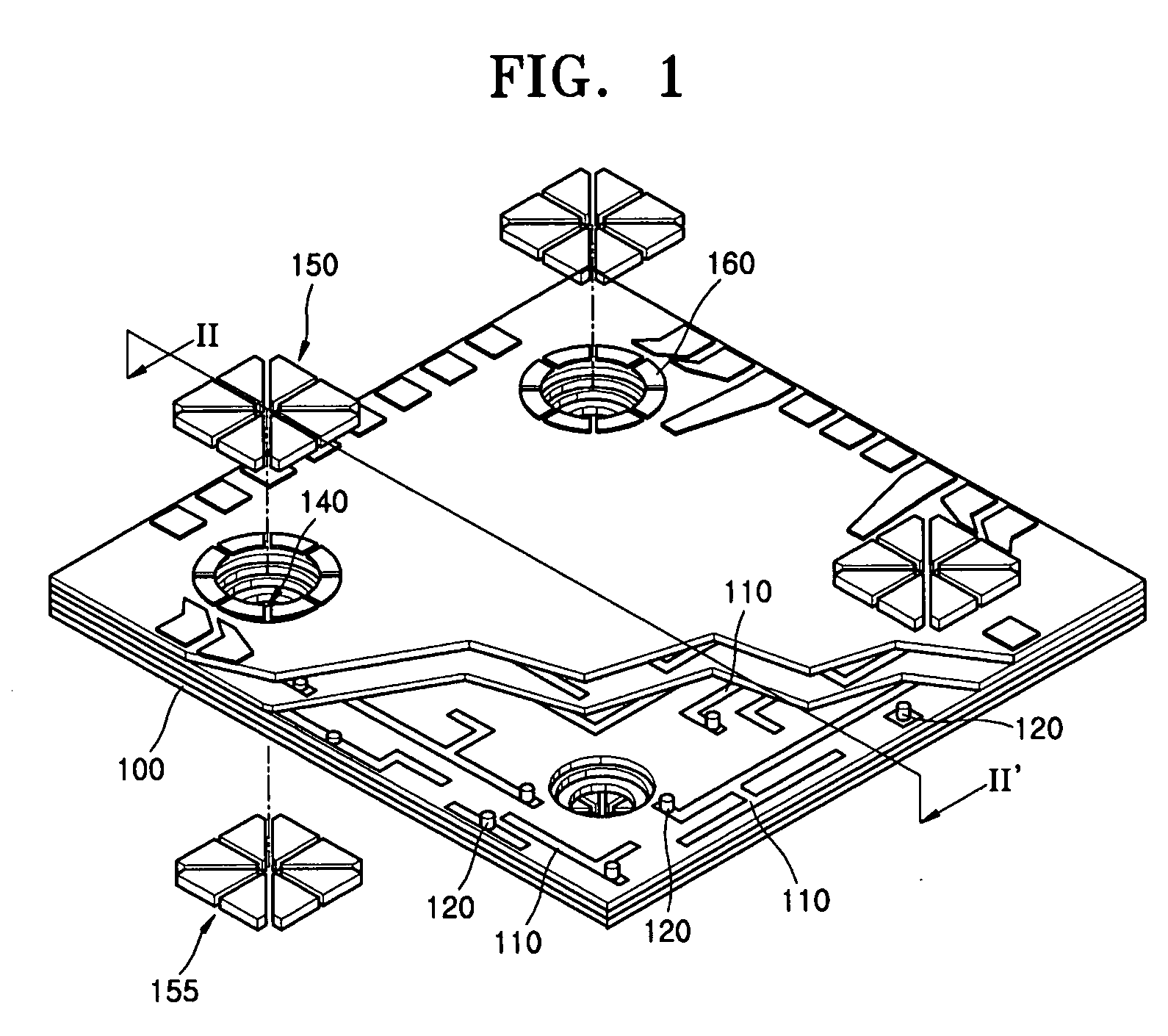 Micro column electron beam apparatus formed in low temperature co-fired ceramic substrate